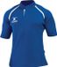 Gilbert Shirt Xact II Royal Gestreept Polyester Korte Mouw Unisex Rugby Trainingsshirt Multikleur 116