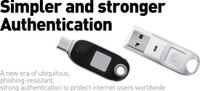Feitian BioPass K27 FIDO2 U2F USB A Fingerprint Security Key - Zilver