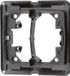 Jung Montageplaat 2-voudig, serie CD/LS, zwart CD 95 HP