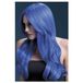 Fever Smiffys II Ltd Lange Gekrulde Pruik - Neon Blauw