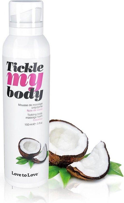 Love to Love - Tickle My Body - Massage Mousse - Coconut - 150ml