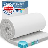 ELONEO Gel Topper 80x200 cm – 5 cm Hoog – Traagschuim Matrastopper met 3D Mesh Hoes & Hoeklussen