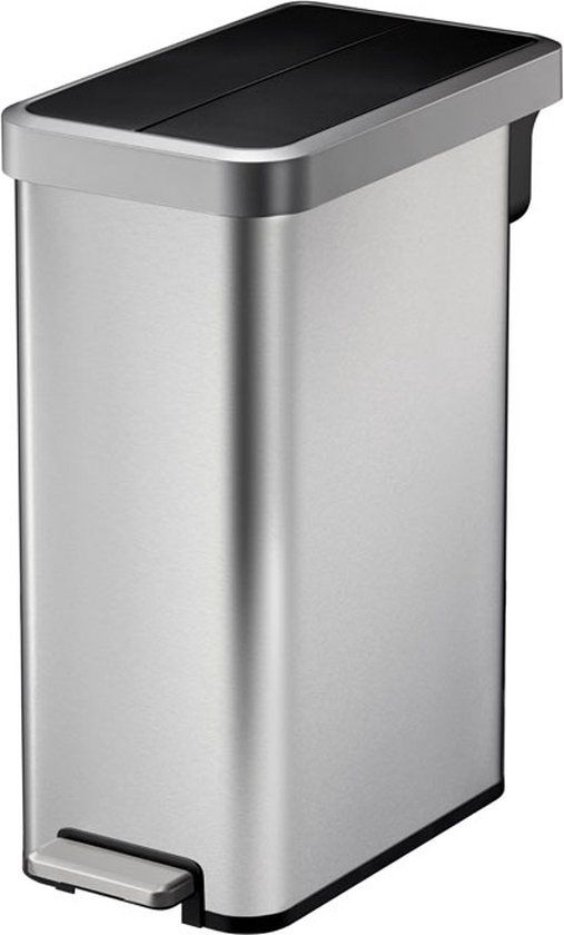 EKO Ecofly II Prullenbak - 45 l - mat RVS