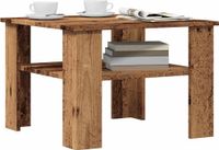 Prolenta Maison Exclusive Salontafel, oud hout, 60x60x42 cm
