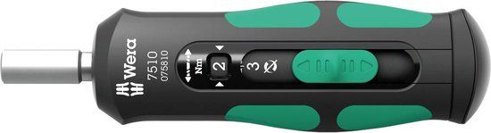 Wera 05075810001 7510 Kraftform Safe-Torque Speed Draaimomentschroevendraaier - 1-3 Nm