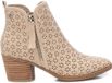 Refresh 172784 Booties Met Hak Beige EU 38 Vrouw