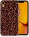 Apple iPhone Xr Coque en silicone Grains de café
