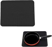 Ibenzoa® Tapis d'égouttage pour vaisselle et cuisine, tapis de séchage antidérapant résistant à la chaleur pour évier et plan de travail