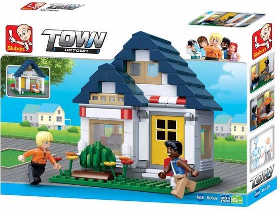 Sluban Town Business Oliviers Fitness Building Blocks Set - 204 Pieces