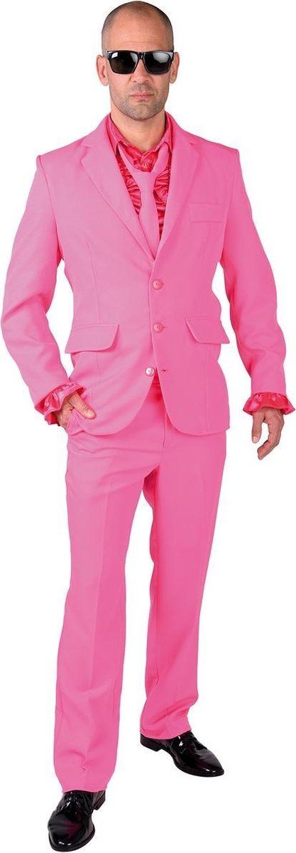 Magic by freddy Feesten & Gelegenheden Kostuum | Cool Men In Pink | Man | Medium | Carnaval kostuum | Verkleedkleding
