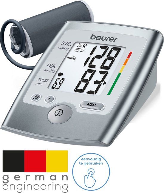 Beurer BM 35 Bloeddrukmeter Bovenarm - Aanbevolen door Hartstichting