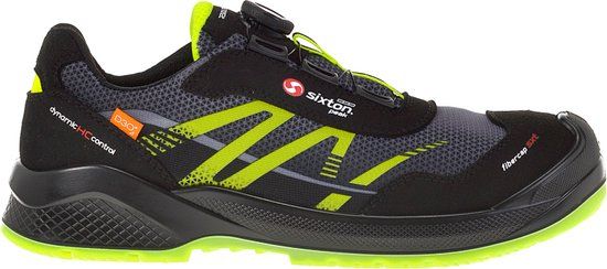 Sixton Tempra BOA 43483-02 S3 Zwart/Geel Maat 37