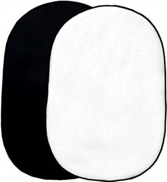 Bresser BR-3 Achtergrond - 150x200cm - Zwart/Wit - Opvouwbaar