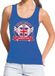 Bellatio Decorations Shoppartners Bv Blauw United Kingdom drinking team tanktop / mouwloos shirt blauw dames - Engeland kleding XL