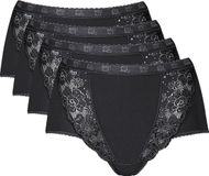 Sloggi Maxislip Chic Dames Zwart Maat 48
