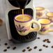 Merkloos Set van 4 Handgeschilderde Keramische Espresso Kopjes