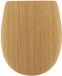 Tendance Toiletbril Hout Eikenhoutlook Plat Model 45.72 cm Bruin