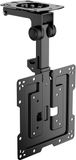 Support plafond - Pivotant - Pliable - Pour moniteur - TV - 20 kg - 19-43 cm - Noir