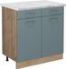 Vicco R-Line Keukenonderkast – 80 cm WB Marmer Blauw-grijs