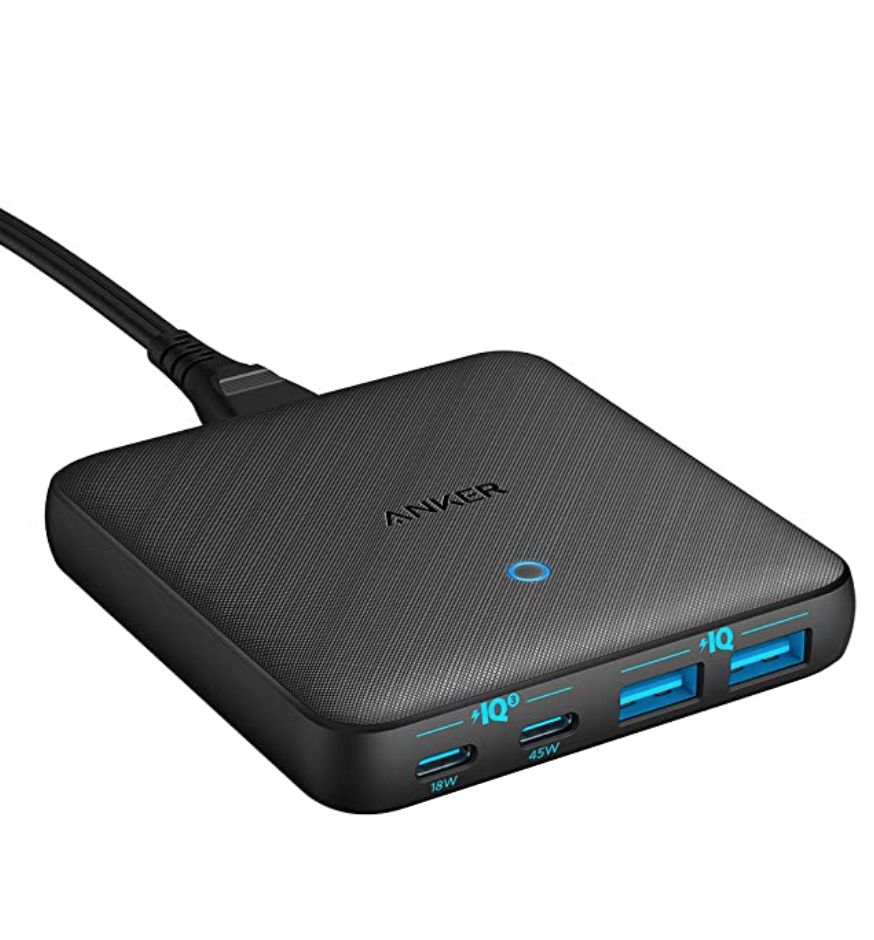Anker 65W USB-C Charger - 4-Port - Black