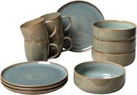 LIKE BY VILLEROY & BOCH Crafted Breeze Ontbijtset 12-delig Groen Porselein