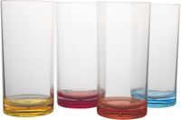 Gimex Colour Line Longdrink Rainbow 480 ml - 4 Stuks
