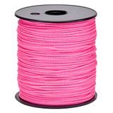Gevlochten touw polypropyleen PP roze Ø 2 mm 200 m