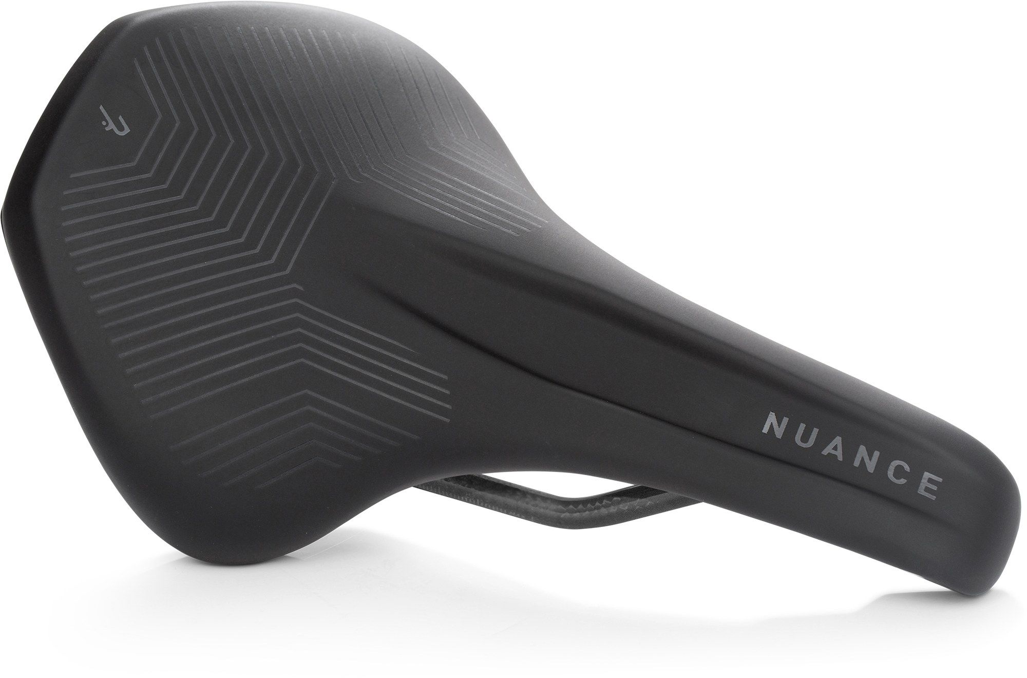 Cube Natural Fit Nuance Zadel - Flexmotion split - MTB - Carbon/Nylon/Flexfoam - Zwart - 244 x 138mm - M