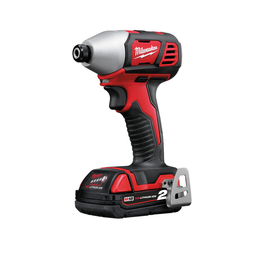 Milwaukee M18 BID-202C 18V Li-Ion accu slagschroevendraaier set 2x 2.0Ah accu in koffer