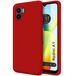 Tumundosmartphone Vloeibare siliconen beschermhoes voor Xiaomi Redmi A1, rood