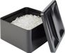 Glacière avec trou d'évacuation, 27x27x15 cm, 5,4 litres, plastique