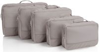 HEYS EcoTex Packing Cubes Set 5pc Atmosphere Taupe