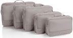 HEYS EcoTex Packing Cubes Set 5pc Atmosphere Taupe