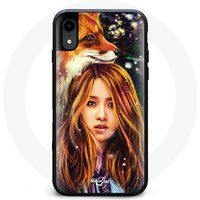 Blackpink Maniacase Hoesje voor iPhone XS Blackpink Rosé Poster Fanart