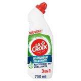 La Croix Gel Nettoyant WC avec Javel, 3 en 1, Nettoie, Blanchit et Désodorise, 750 ml