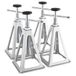 Set de 4 pièces : cric hydraulique/cric de transport, capacité de charge 2,72 tonnes