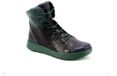 Think Comoda 8010 Veterboots Dames Donkerblauw/zwart/groen