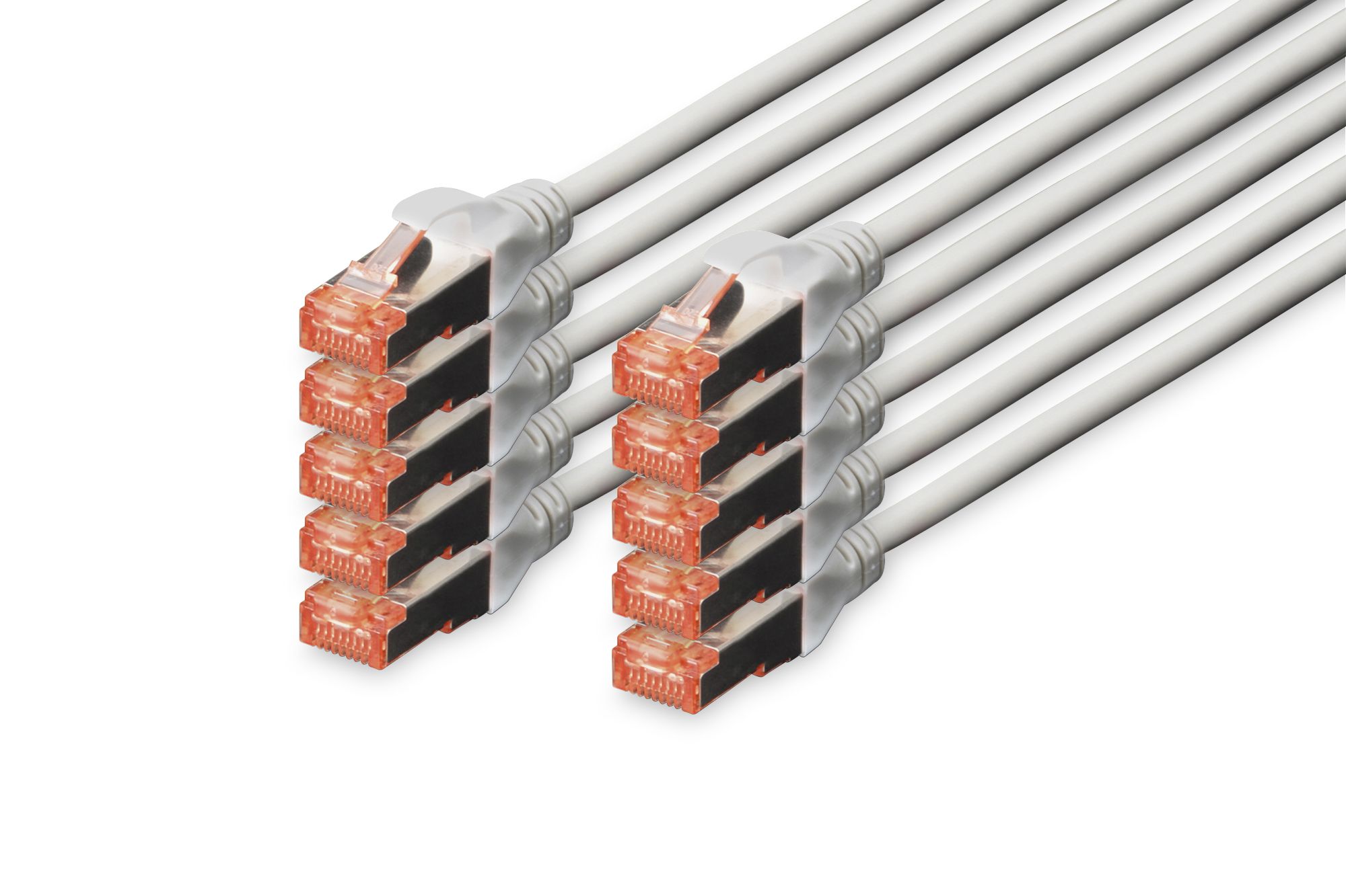 Digitus Professional DK-1644-005-10 Netwerkkabels 0,5m wit