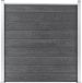 vidaXL - Schutting - 180x186 cm - HKC - grijs