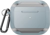 By Qubix Qubix AirPods 3 hoesje - TPU - Anti-val serie - Zilver / Grijs