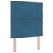 vidaXL Lit sommier tapissier bleu foncé 80 x 200 cm velours