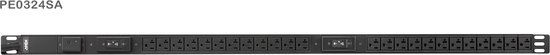 ATEN 0U Basic PDU met overspanningsbeveiliging