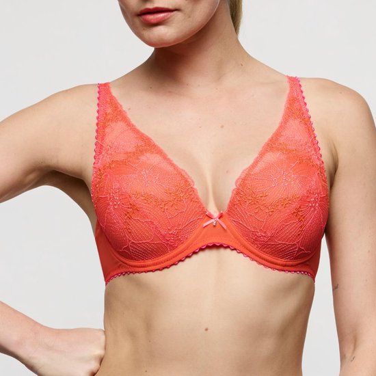Marie Jo Solene Voorgevormde Beugel Plunge Bh 0102994 Pamplemousse - maat EU 75B / FR 90B