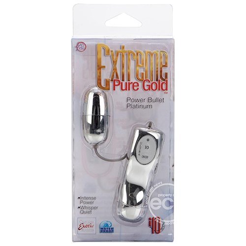 California Exotic Novelties Extreme Pure Gold Power Bullets Vibrator zilver