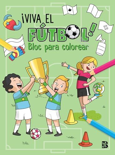 ¡VIVA Ballon Kids Bloc à colorier : Le foot CAST