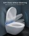 Toiletbril zonder merk - Hout - Wit - D-vorm