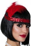 Charleston Hoofdband - Rood - Dames