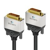 Sonero S-DC500-015 DVI kabel 1,5 m DVI-D Zwart