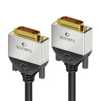 Sonero S-DC500-015 DVI kabel 1,5 m DVI-D Zwart