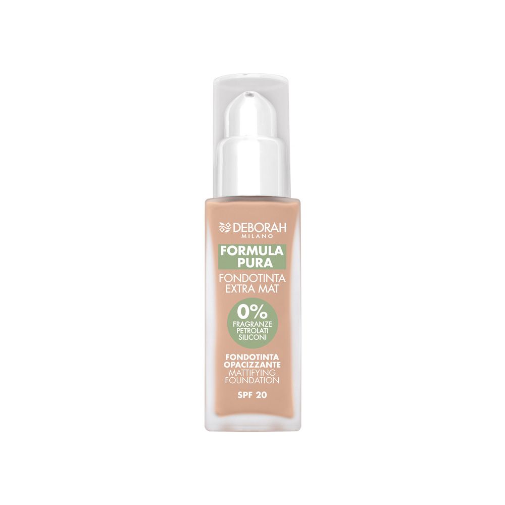 Deborah Milano Formula Pura Extra Mat Foundation - 30 ml - SPF 20 - 008737